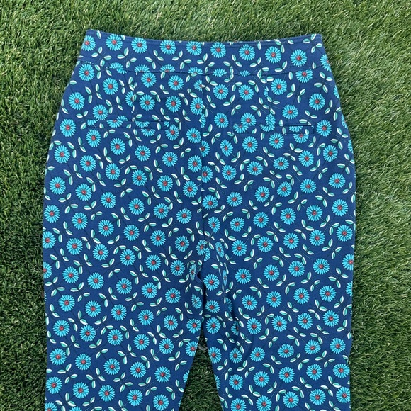 Maeve by Anthropologie Amazing Blue Daisy Pants - Picture 6 of 7